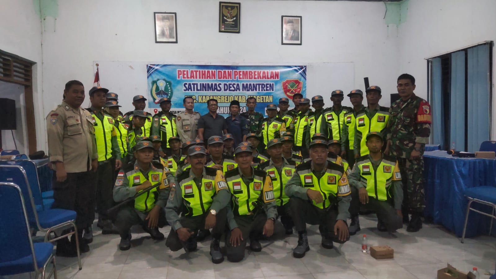 DIKLAT SATLINMAS UNTUK KESIAPAN PEMILU 2024