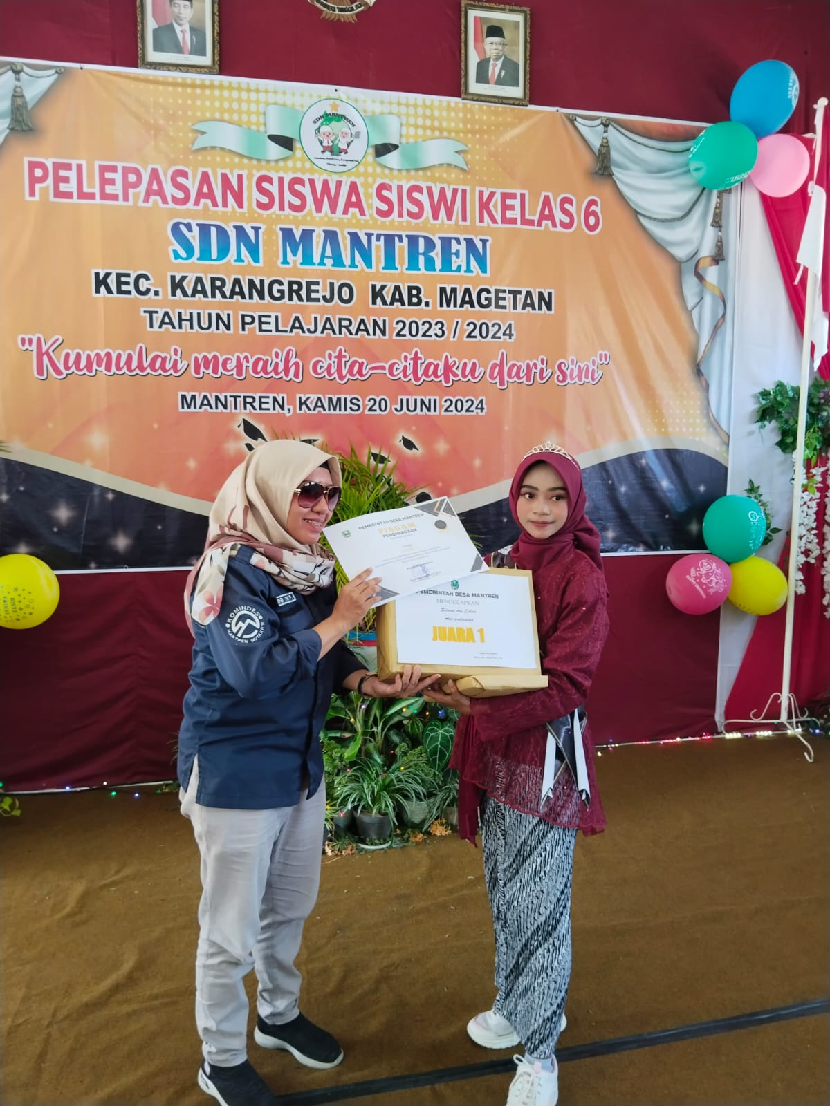 DUKUNGAN DAN PENGHARGAAN PEMERINTAH DESA UNTUK SISWA BERPRESTASI TAHUN 2024