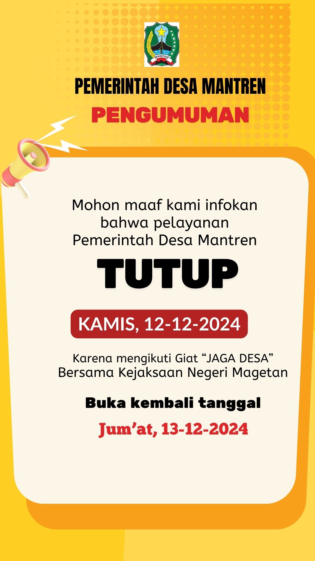 PENGUMUMAN 