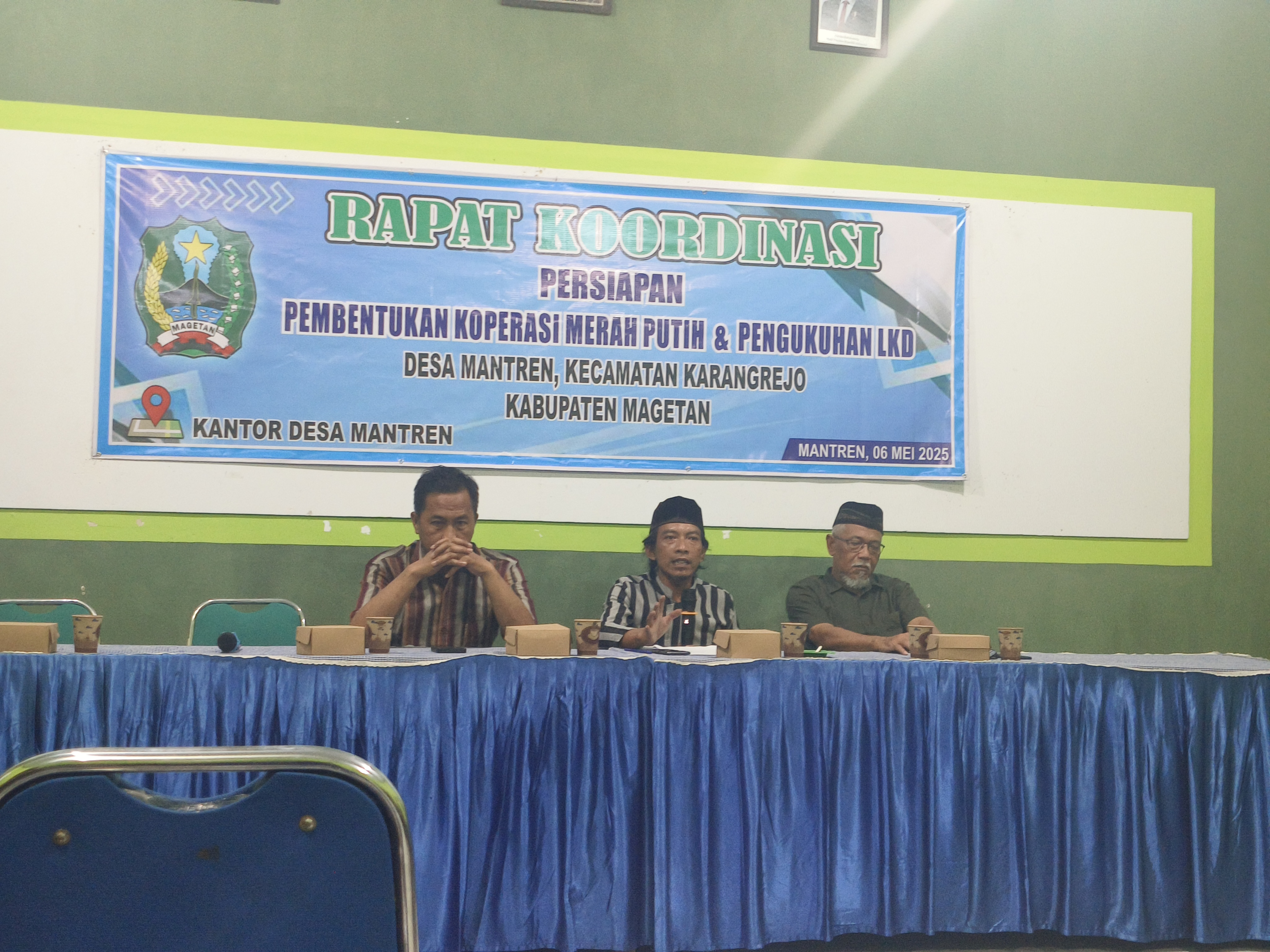 RAKOR PERSIAPAN PEMBENTUKAN KOPERAAI MERAH PUTIH DAN PENGUKUHAN LKD
